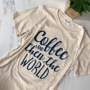 Graphics tee. Coffee lover